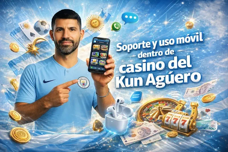 Soporte y experiencia móvil en casino del Kun Aguero oficial