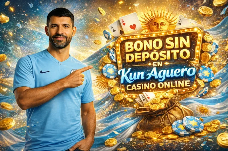 Bono sin depósito en Kun Aguero casino online