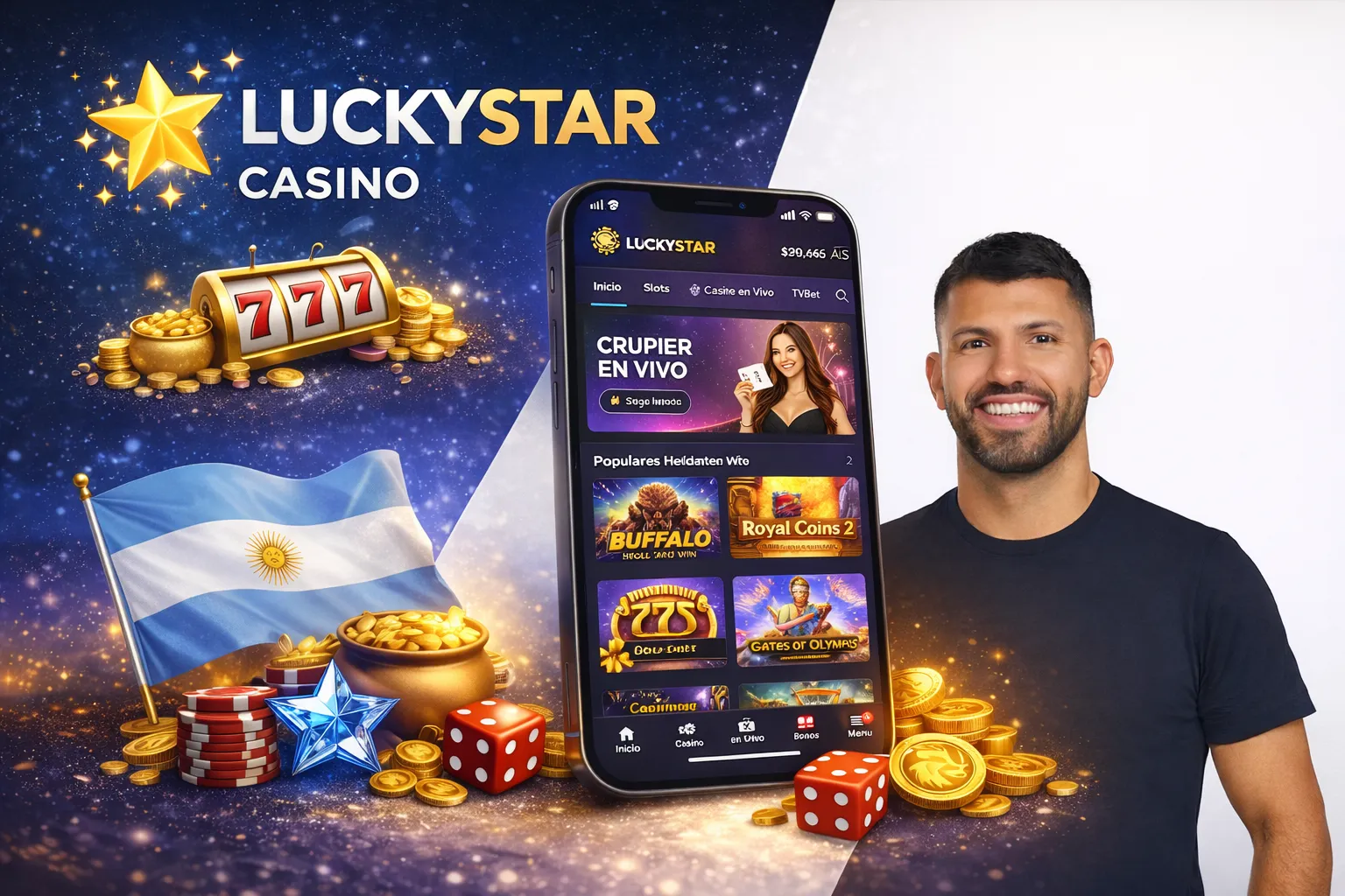 Lucky Star casino online para pagos mixtos